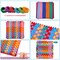 288 Pieces Loom Weaving Craft Loops Refill Elastic Potholder Loops with Multiple Colors for DIY Crafts Supplies, Compatible with 7 Inch Weaving Loom